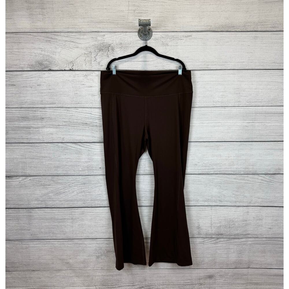Fabletics Plus Size Active Brown Oasis High Waist… - image 1